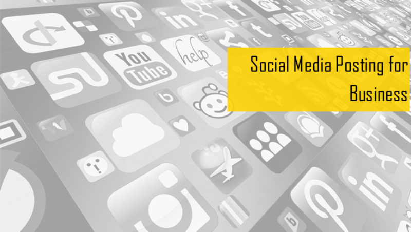 social media posting for businss