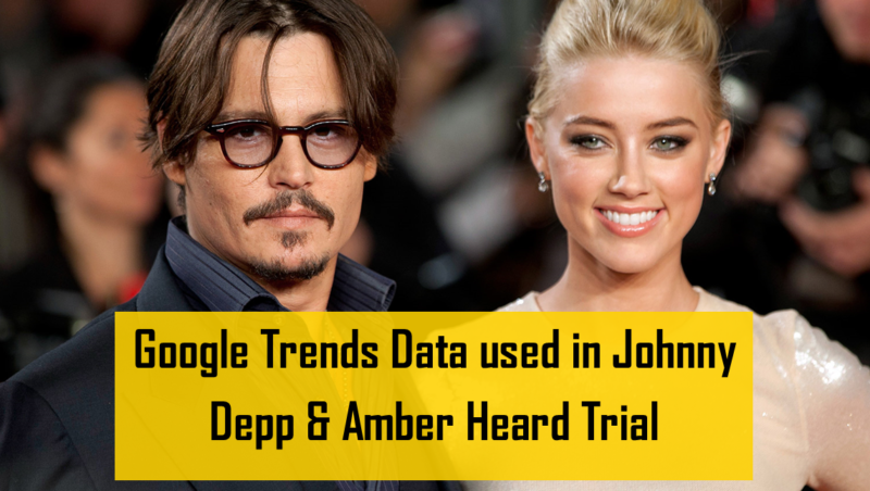 Google Trends Data used in Johnny Depp & Amber Heard Trial